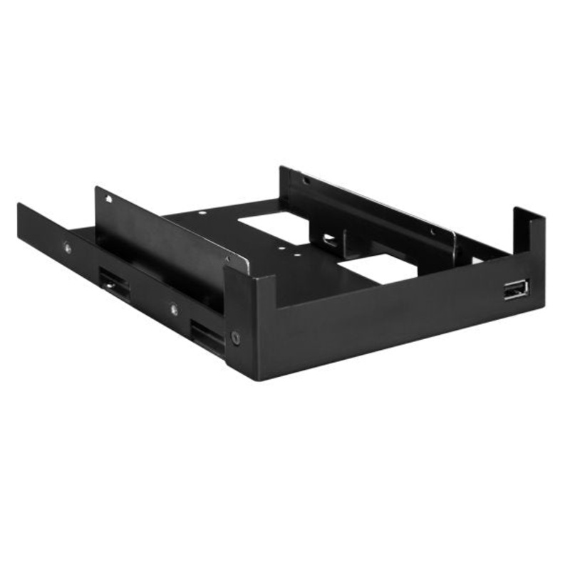 Lian Li EX-553B 5.25 Bay Convertor to (1) 3.5′ or (2) 2.5 HDD/SSD & Slim Optical Drive