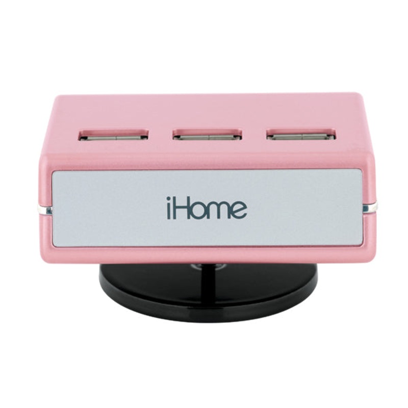 Lifeworks 7-port USB 2.0 Hub – Pink