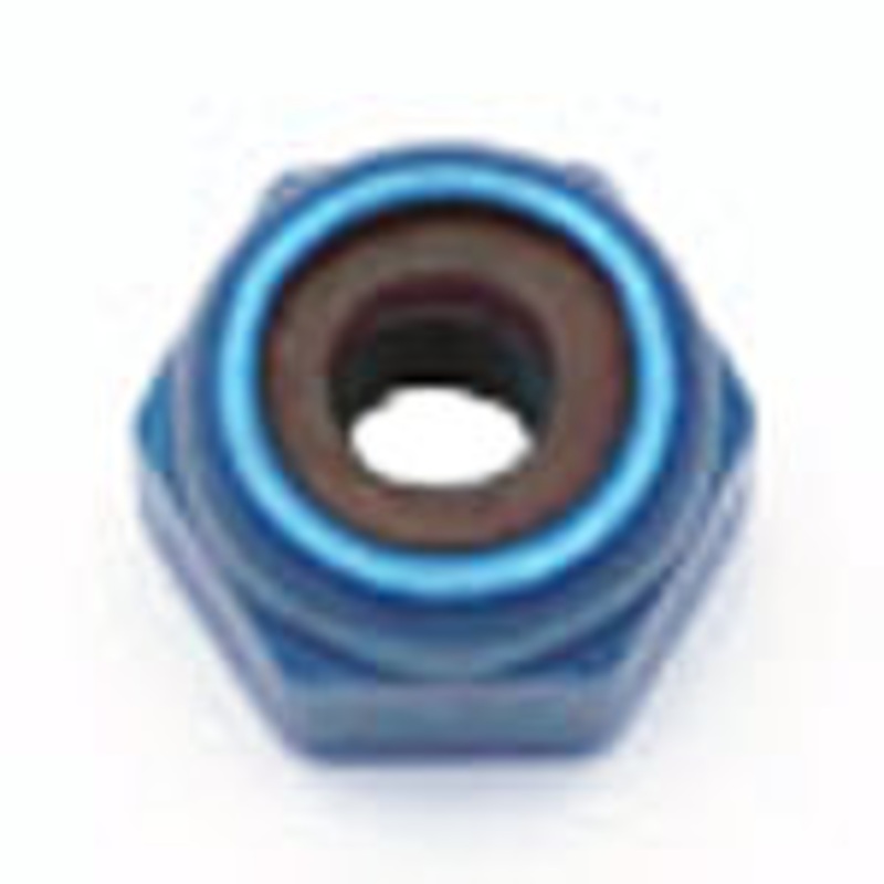 Lock Nuts  M3 – Anodized Blue Aluminum – Set of 4