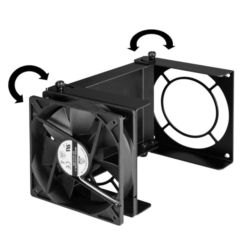 Lian Li Aluminum 120mm Fan Cooler With Air Duct – Black