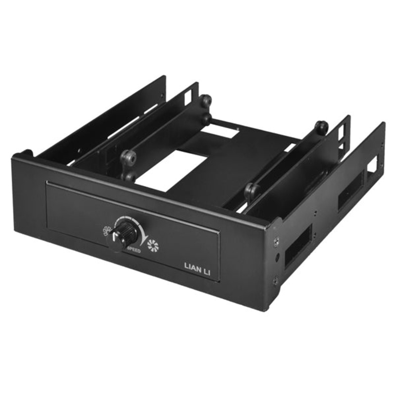 Lian Li Fan Speed Controller & Internal 2.5 HDD Mounting Kit for 1 x 5.25 Bay – Black
