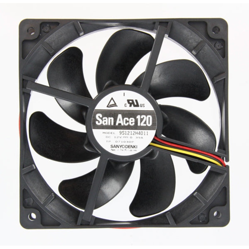 San Ace 9S1212H4011 Ultimate 120x25mm High Speed Case Fan- Sleeved