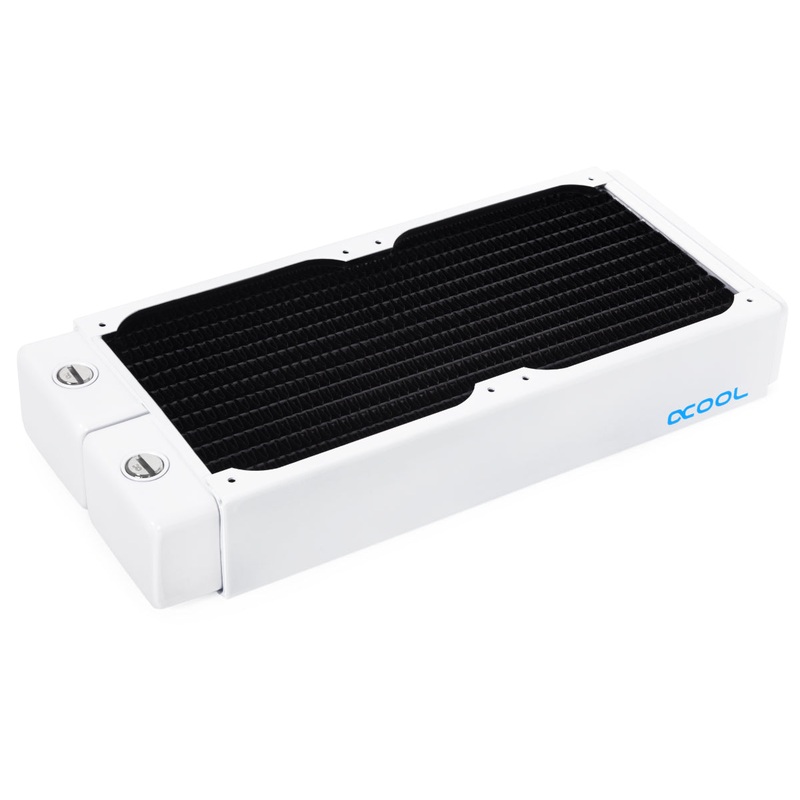 Alphacool NexXxoS XT45 Full Copper 240mm Radiator V.2 – White Special Edition