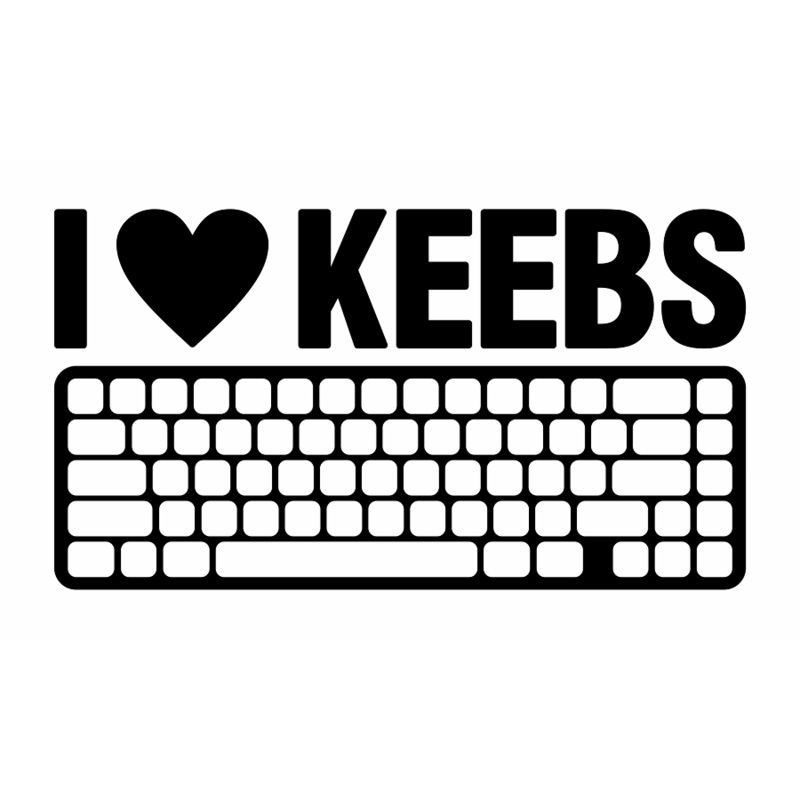 PPCS Premium Applique – I Heart Keebs