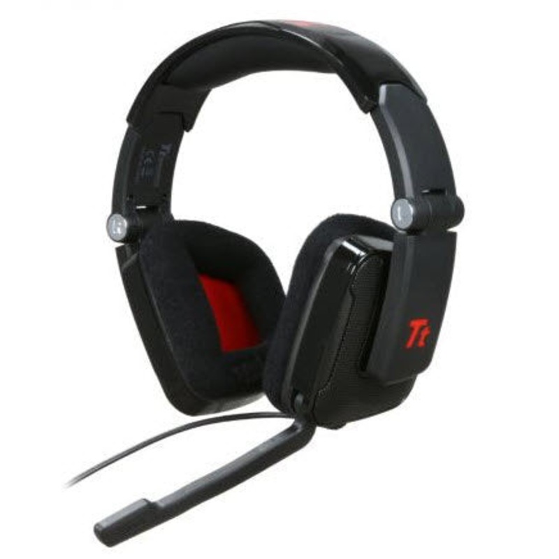 Thermaltake eSPORTS SHOCK Foldable Professional Gaming Headset, w/ Noise-Cancelling Mic