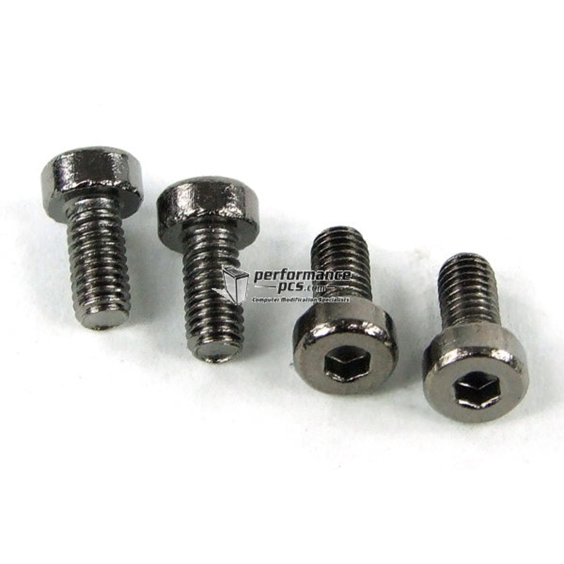 Phobya Screw DIN 7984 M3 x 6 Hexagon Socket Flat Black Nickel (4pcs)