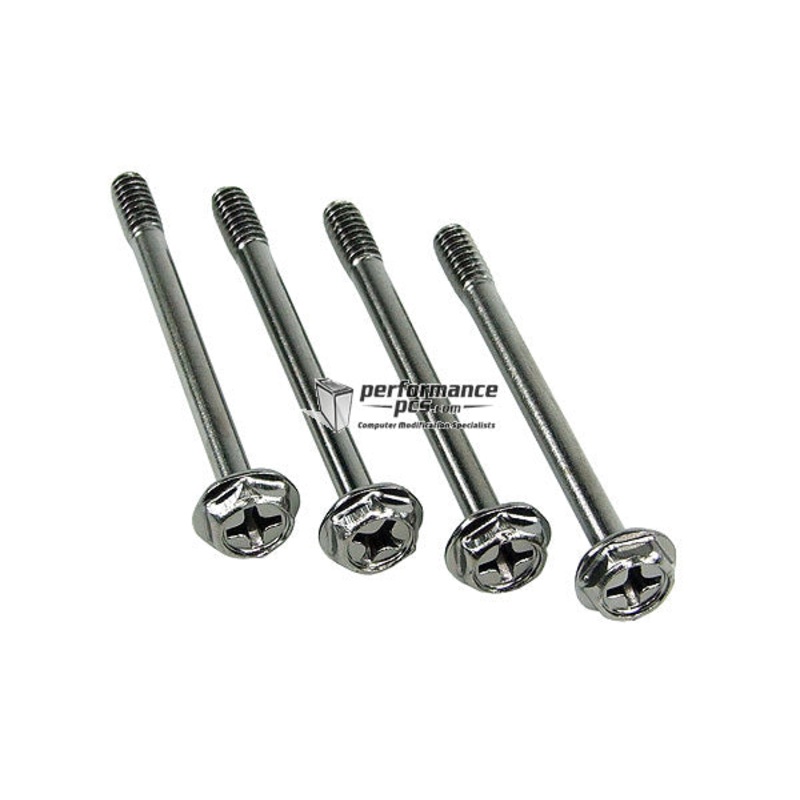Phobya Screw UNC 6-32 x 40 Cross-Slotted Black Nickel (4pcs)