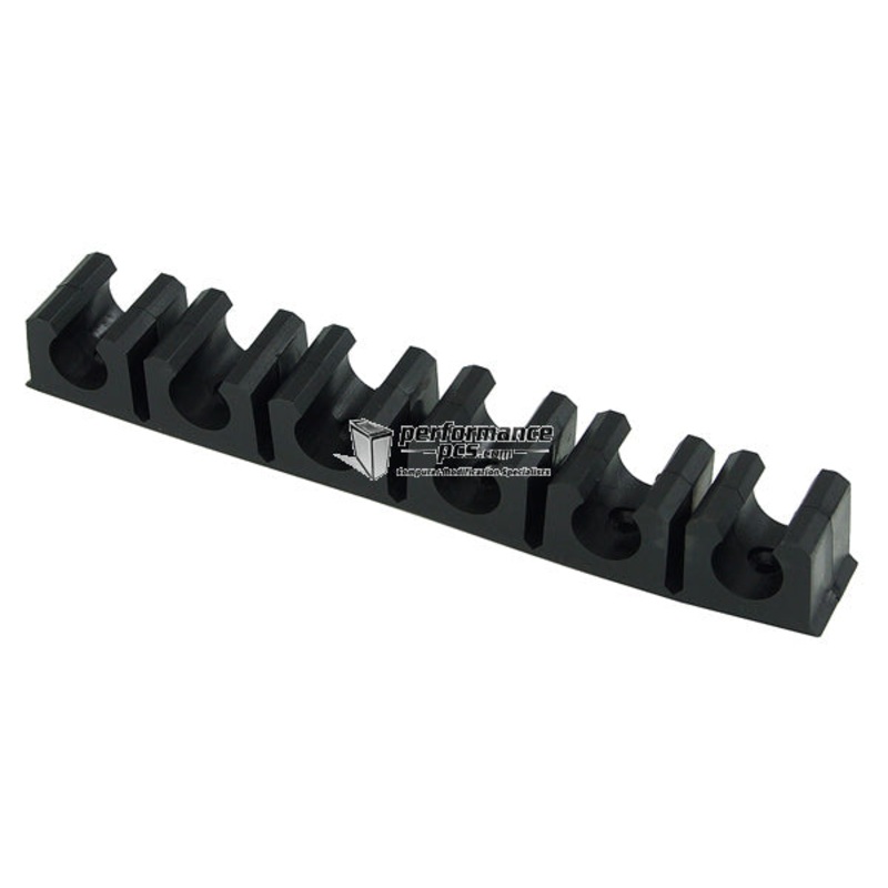 Phobya Terminal Strip Black 16mm (OD 16mm or 5/8) 6 clips