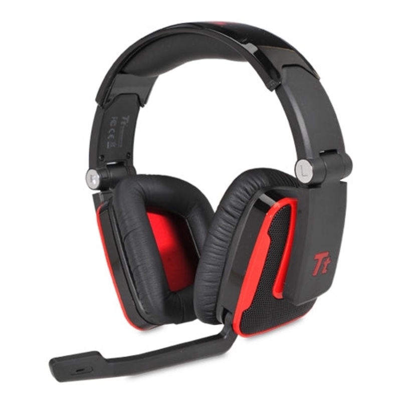 Thermaltake eSPORTS SHOCK One Professional Over-Ear Gaming Headset – Noise-Canceling Mic