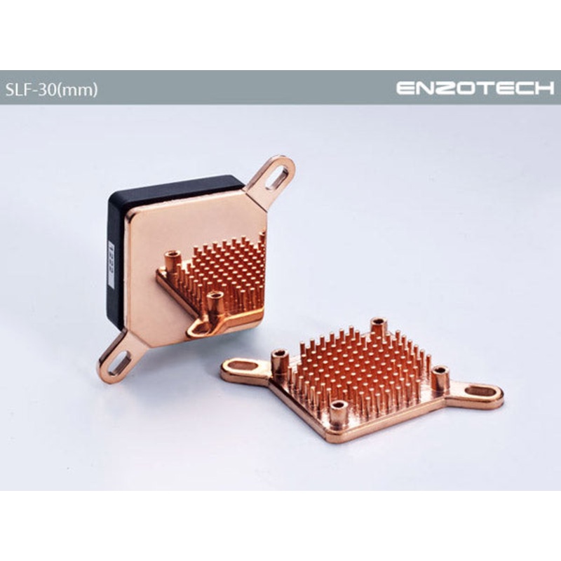 Enzotech SLF-30 30mm Forged Low Profile Copper Heatsink