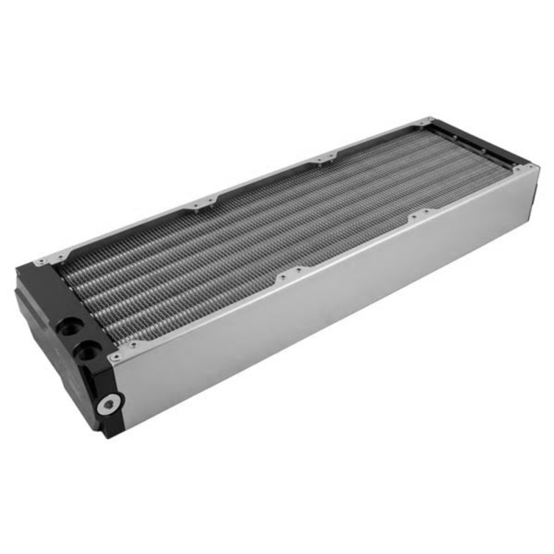 Aquacomputer Airplex Modularity Rad System 420mm – Aluminum Fins, One Circuit, Stainless Side Panels