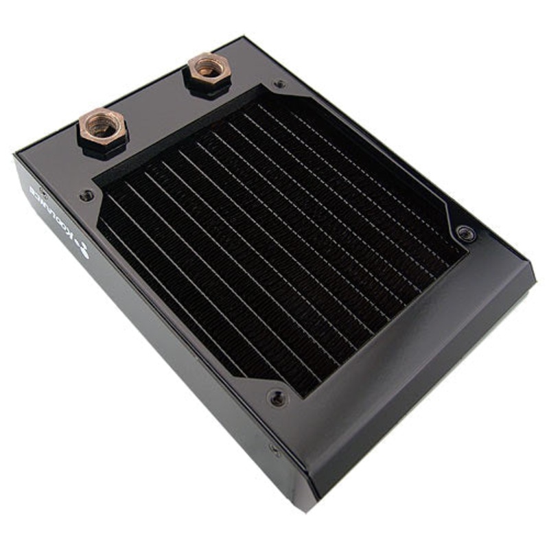 Koolance Radiator, 1x120mm 20-FPI Copper [no nozzles]