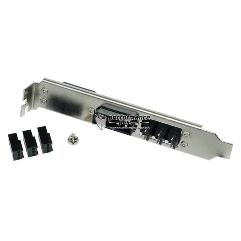 Phobya PCI Slot Cover 4Pin Molex & 3x 3Pin Fan Plug