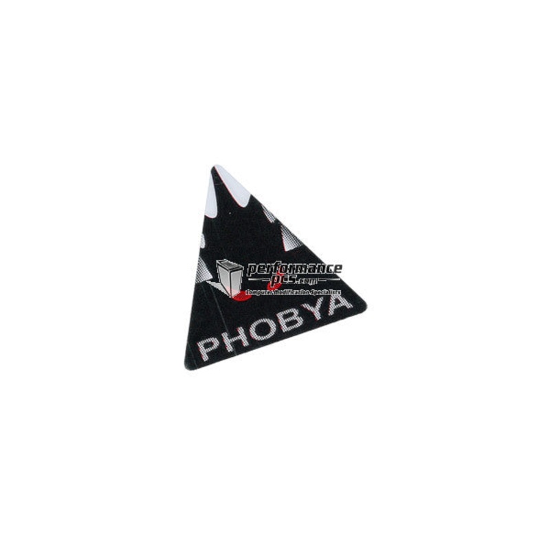 Phobya Sticker Triangular – Aluminum