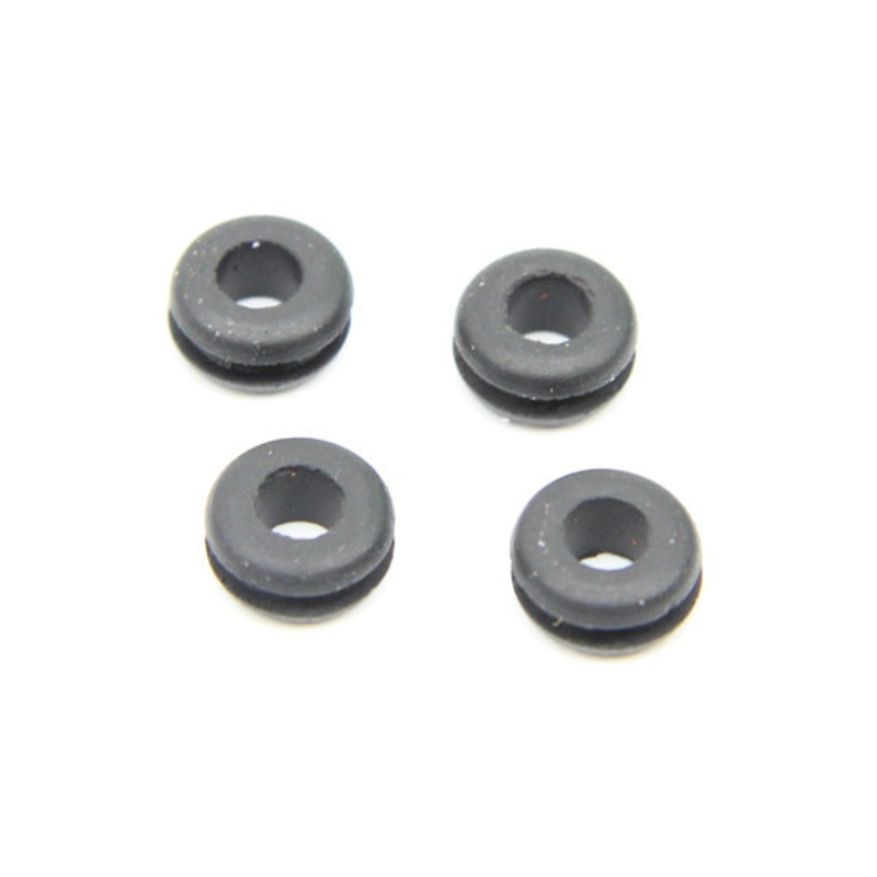 Rubber Isolation Washers – 3/16 ID x 5/16 OD – Set of 4