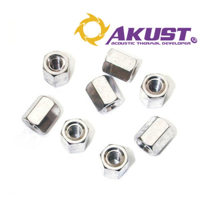 Akust Nuts #4-40 x 6mm Long