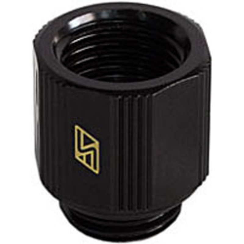 Swiftech 15mm Lok-Seal Male/Female Extension Adapter – Black
