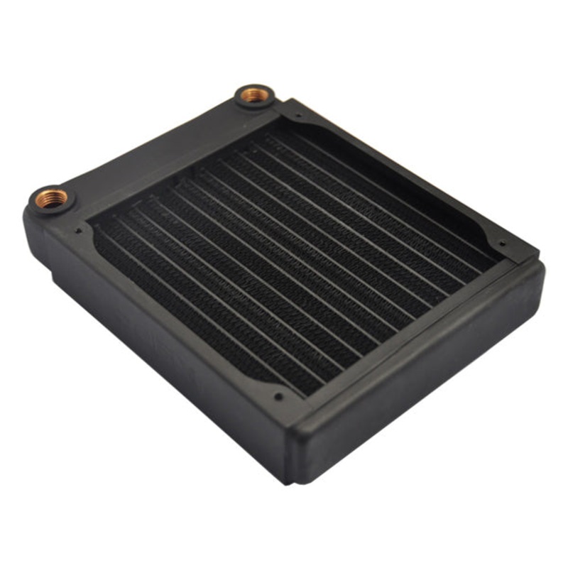 XSPC EX140 Single Fan Low Profile / High Performance Radiator – Black