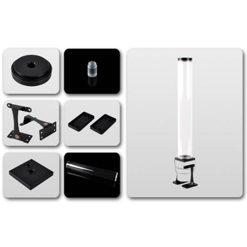 Bitspower Dual / Single D5 Top Upgrade Kit 400 (Black POM Cap)