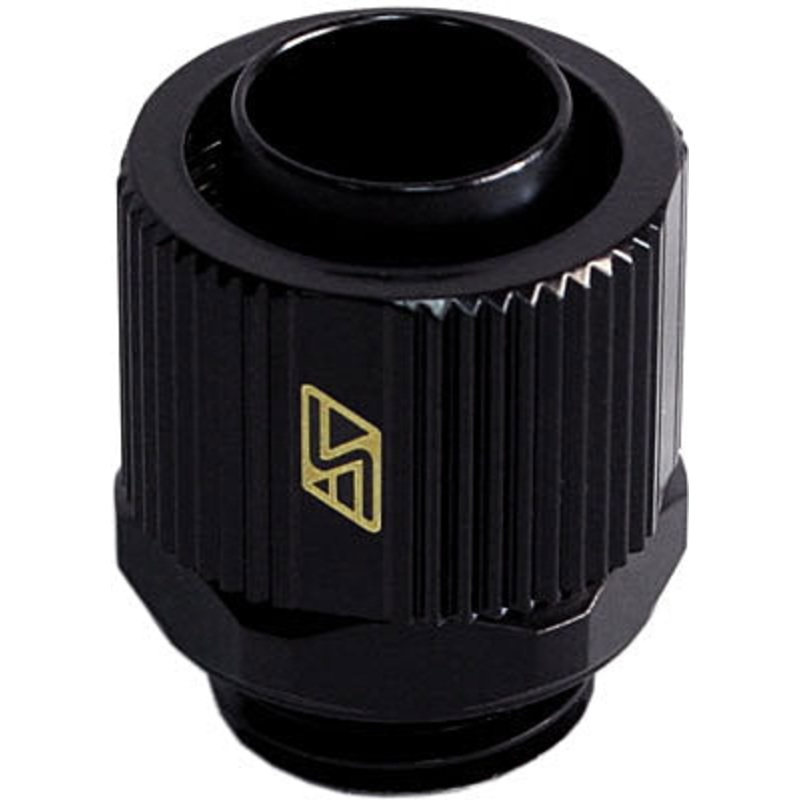Swiftech 3/8 x 1/2 Lok-Seal Compression Fitting – Black