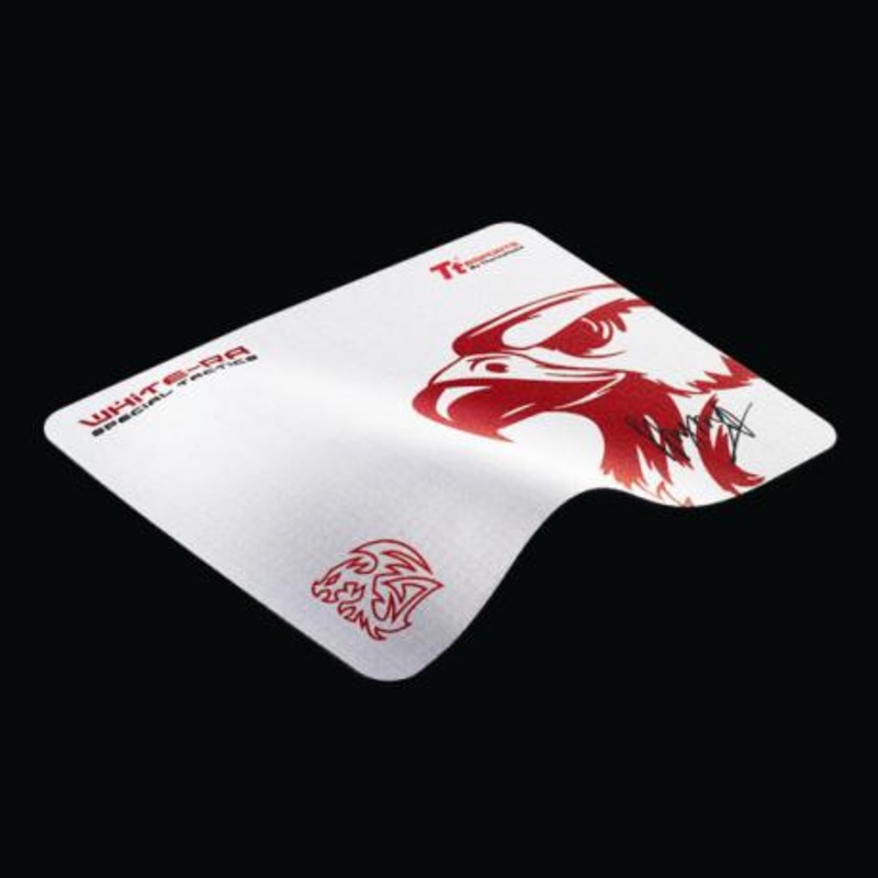 Thermaltake eSports White-RA Special Tactice Gaming Mouse Pad – White
