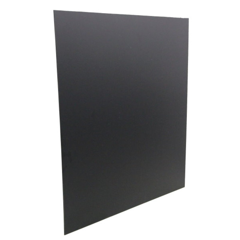 PPCS 1/8 (3mm) 600mm x 600mm Satin Black Cast Acrylic Sheet