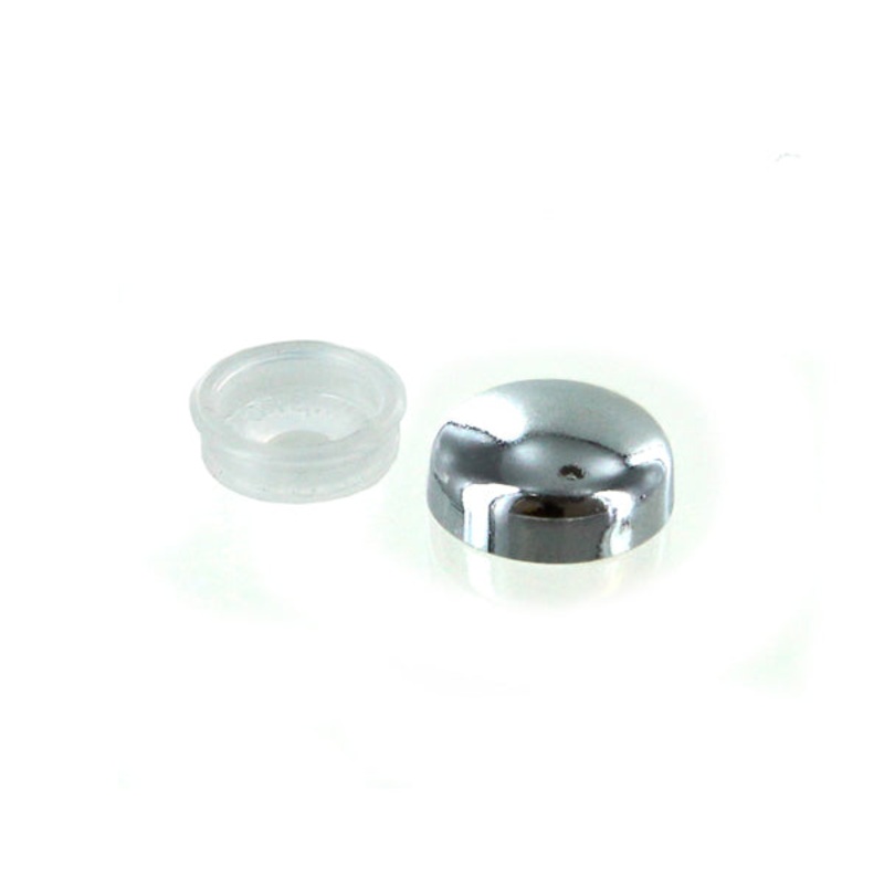 SNAP-CAP Screw Caps Electroplated – Pack of 10 – Chrome