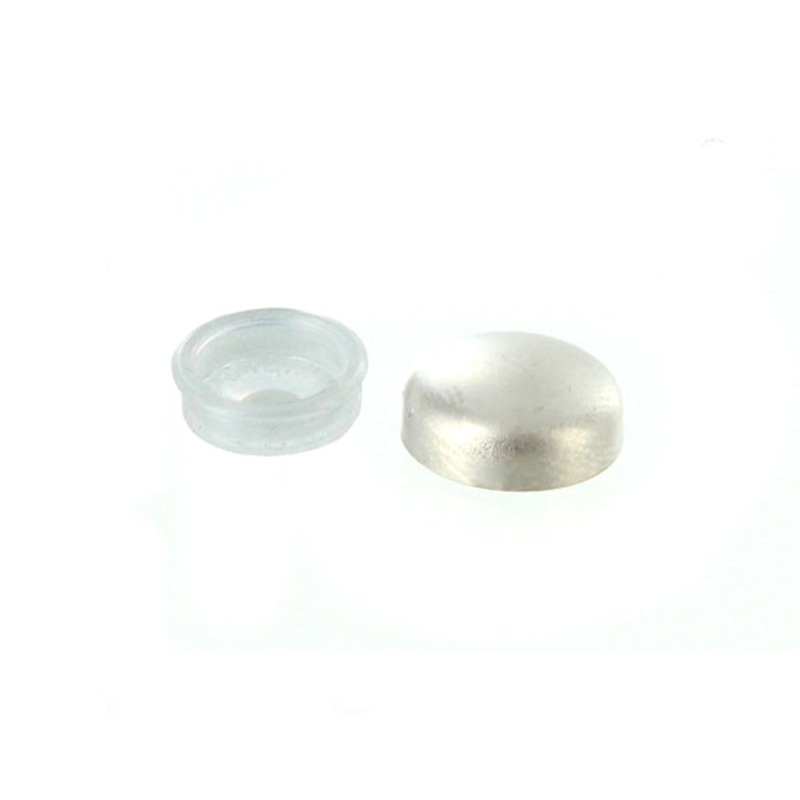 SNAP-CAP Screw Caps Electroplated  – Pack of 10 – Satin Nickel
