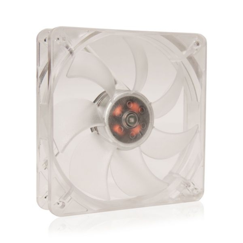 SilenX Efizio 120x25mm 15dBA 74CFM Red LED Fan