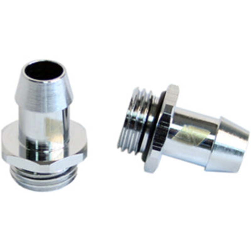 Swiftech G1/4 3/8 Barb Fitting – Chrome (Pack of 2)