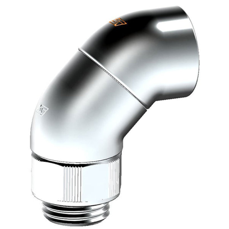 Swiftech 90 Dual Swivel Elbow Lok-Seal Adapter – Chrome