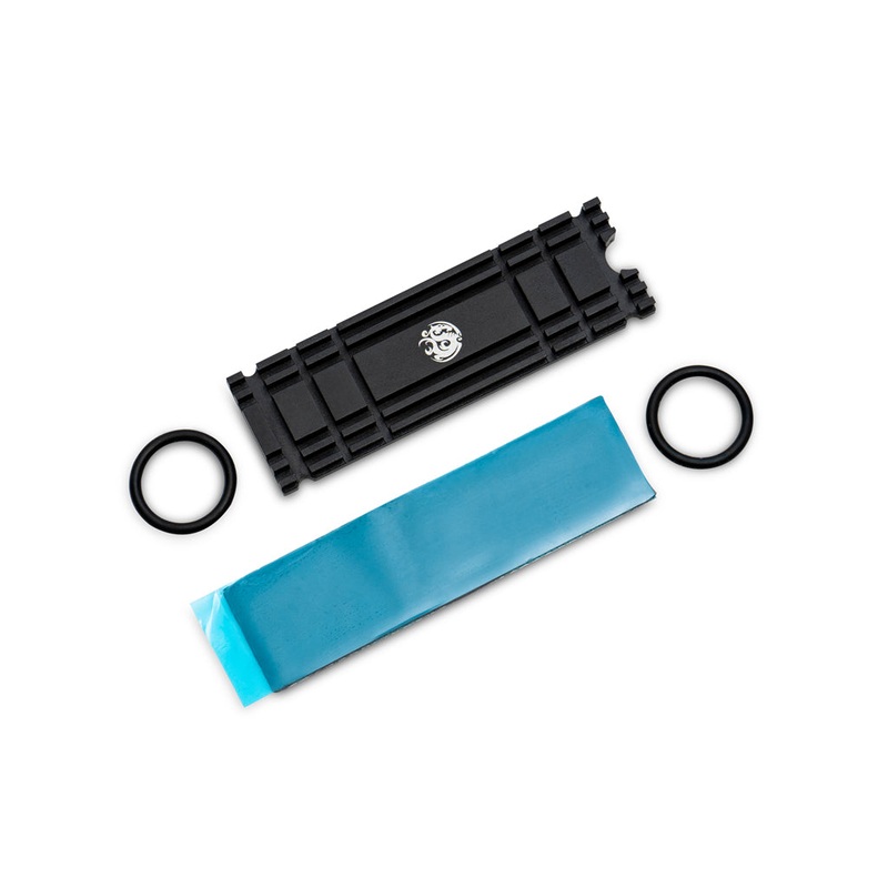 Bitspower Low-Profile M.2 SSD Armor – Black