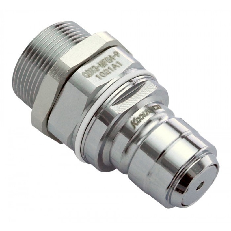 QDT3 EPDM Male Quick Disconnect No-Spill Coupling, Panel Female Threaded G 1/4 BSPP