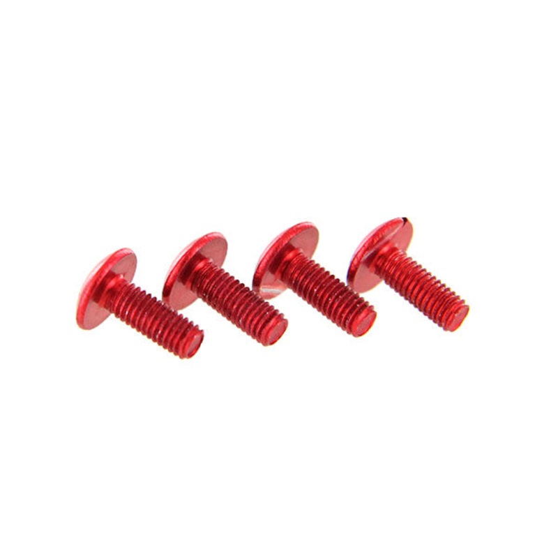 ModMyToys Button Head Cap Screw M3 x 8mm – Red – Pack of 12