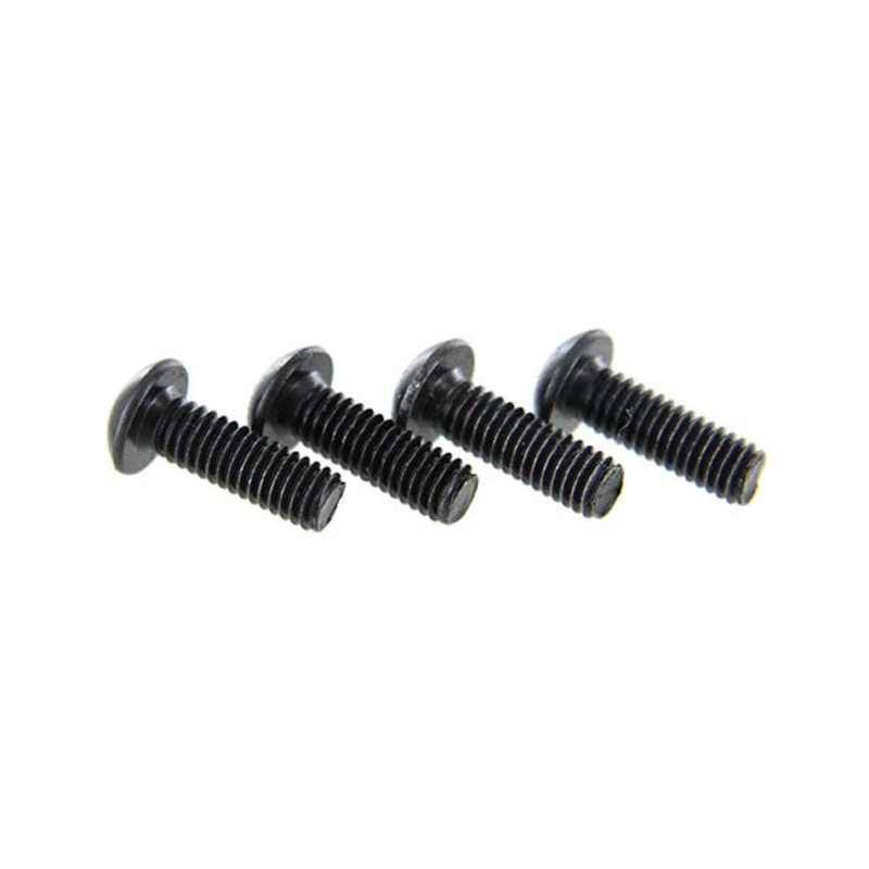 ModMyToys Button Head Cap Screw M4 x 12mm – Black – Pack of 12