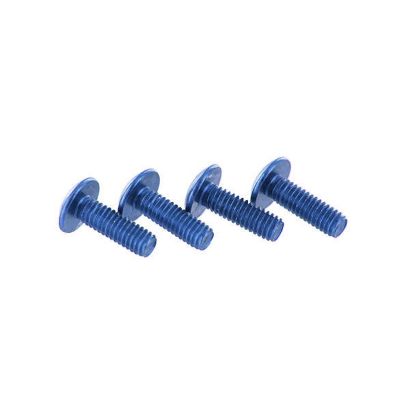 ModMyToys Button Head Cap Screw M4 x 12mm – Blue – Pack of 12