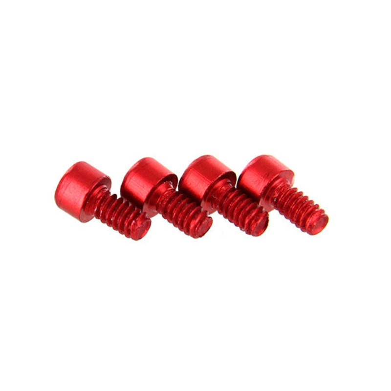 ModMyToys Socket Head Cap Screw 6-32 x 1/4 – Red – Pack of 12