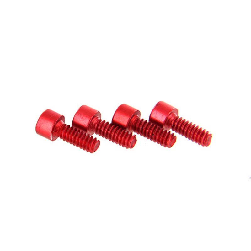 ModMyToys Socket Head Cap Screw 6-32 x 3/8 – Red – Pack of 12