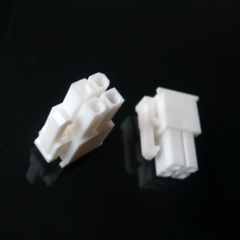 4-Pin Motherboard Power Female Connector – White