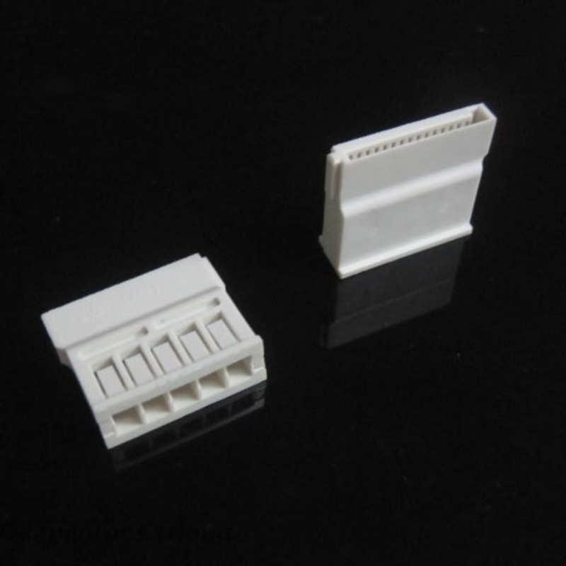 5-Pin SATA Connector w/ Pins – White