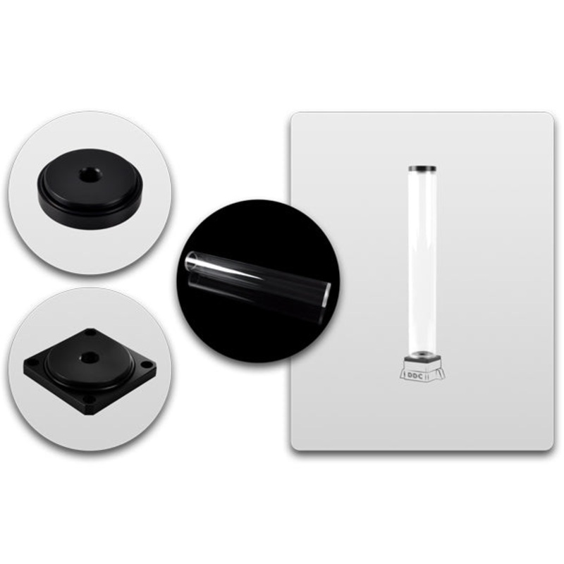 Bitspower Dual / Single DDC Top Upgrade Kit 400 (Black POM Cap)