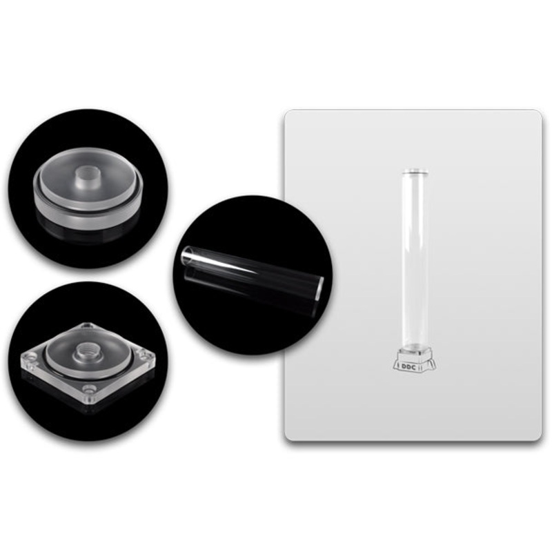 Bitspower Dual / Single DDC Top Upgrade Kit 400 (Clear Acrylic Cap)