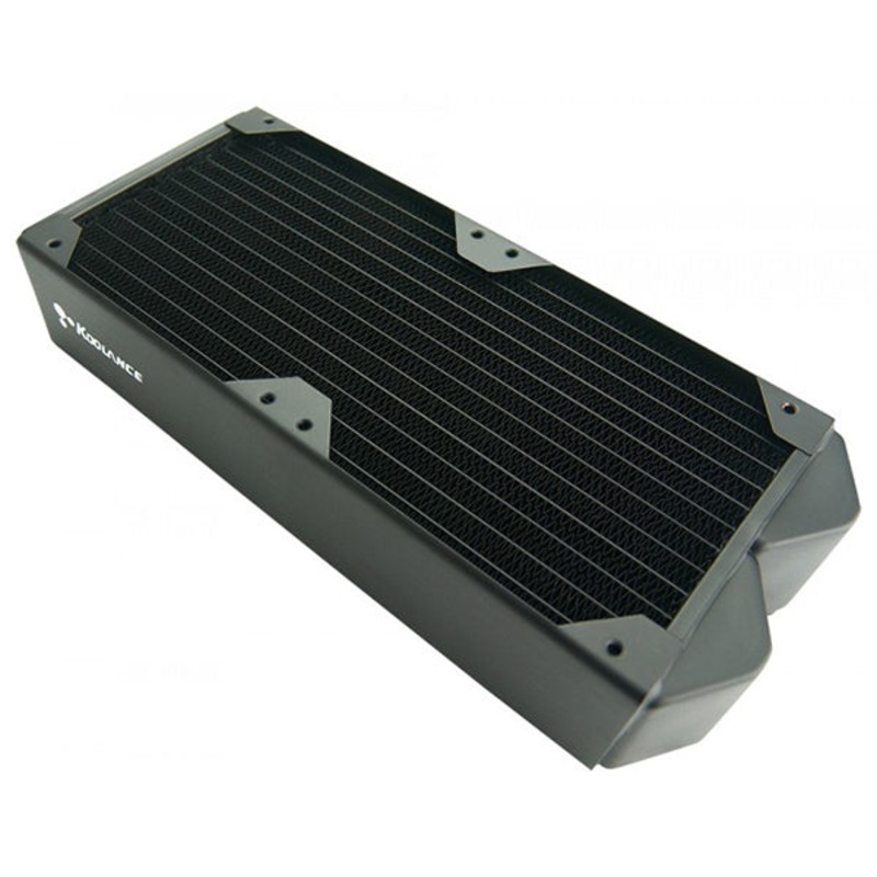 Koolance Radiator, 2x120mm Fans, 54mm Thick, 30-FPI Copper