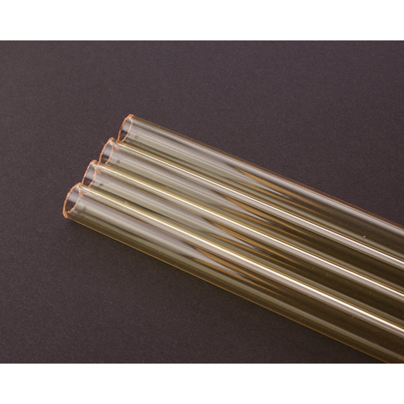 PrimoChill 1/2in Rigid Acrylic Tube – 36in – Lite Orange (Single)