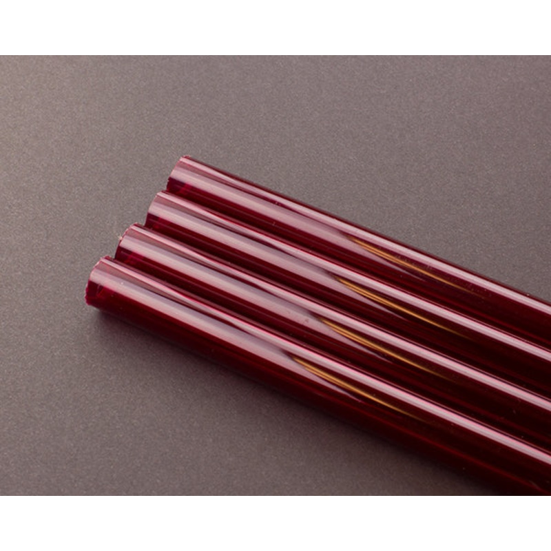 PrimoChill 1/2in Rigid Acrylic Tube – 36in – Red (Single)