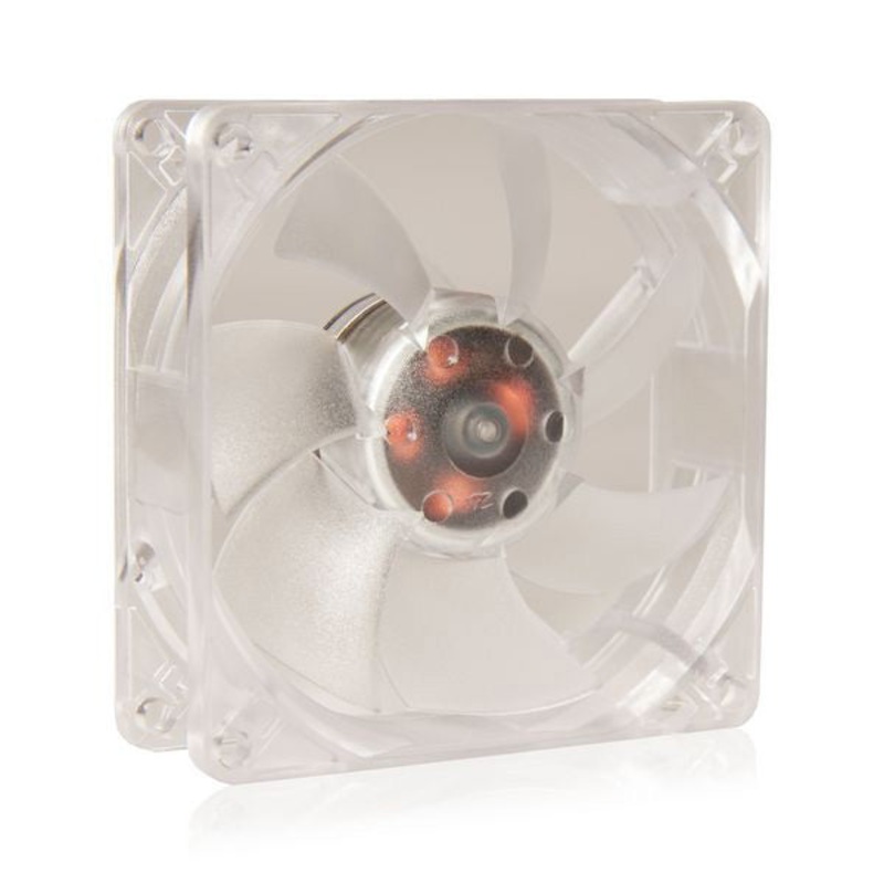 SilenX Effizio 80x25mm 15dBA 32CFM Red LED Fan