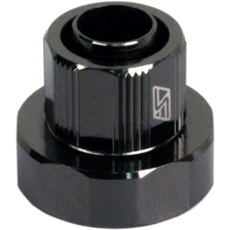 Swiftech Lok-Seal Quick Disconnect Non Spill Couplings – 1/2 x 3/8 Compression End Cap – Black