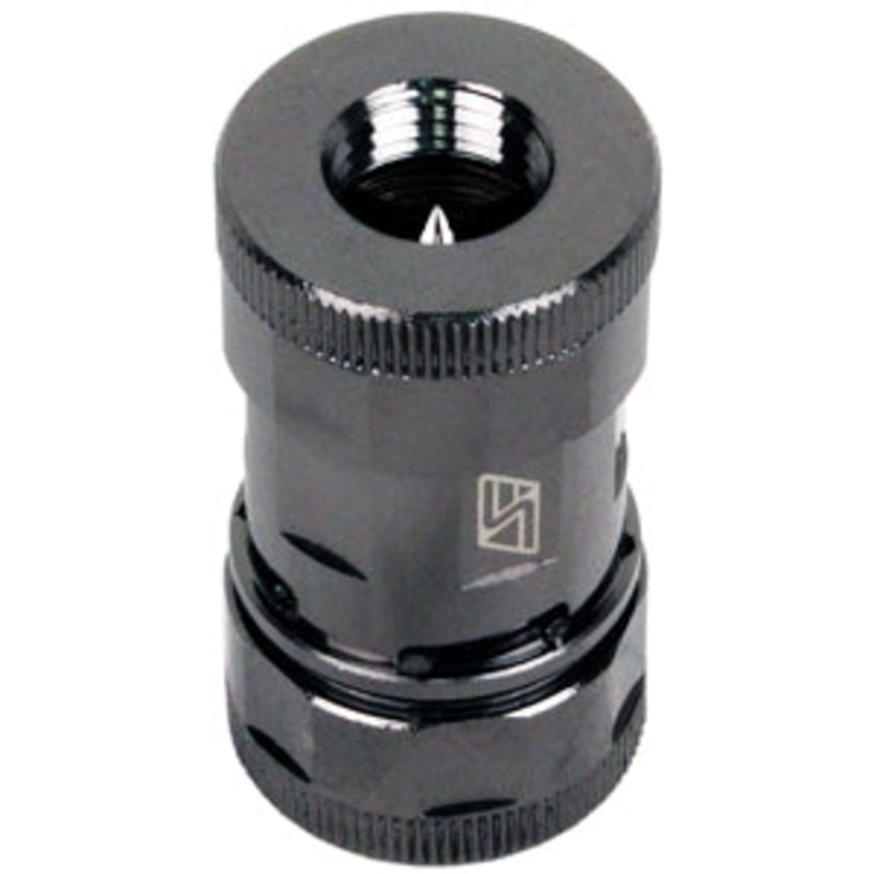 Swiftech Lok-Seal Quick Disconnect Non Spill Couplings – Male/Female Coupling Set – Black