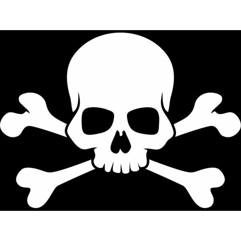 PPCS Premium Applique – Skull & Crossbones
