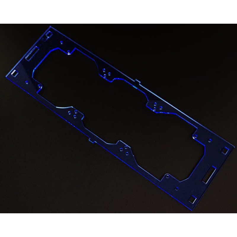 PrimoChill Wet Bench  3x RAD Mount – UV Blue